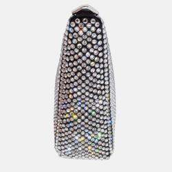 مملوكة مسبقًا حقيبة برادا كريستالات مثلثية سوداء