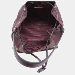 Pre Owned Re-Nylon Bucket Bag
