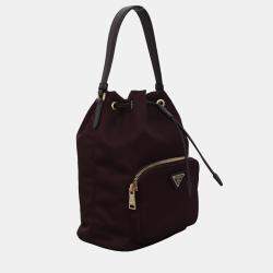 Pre Owned Re-Nylon Bucket Bag