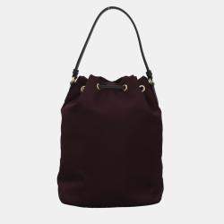 Pre Owned Re-Nylon Bucket Bag