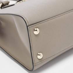 مملوكة مسبقًا Prada Medium Dark Beige Saffiano Lux Leather Tote