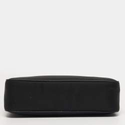 مملوكة مسبقًا حقيبة برادا رصدت 2005 صغيرة سوداء نايلون مُعاد وخاص جلد سافيانو