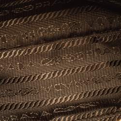 Pre Owned Prada Re-Edition 2005 Brown Saffiano Leather Shoulder Bag