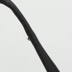 Pre Owned Prada Re-Edition 2000 Black Satin and Crystals Shoulder Bag