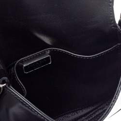 Pre Owned Prada Black Leather Cleo Shoulder Bag