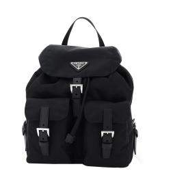 Pre Owned Prada Black Nappa Nylon Backpack