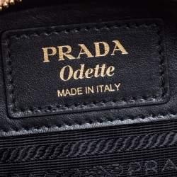 Pre Owned Prada Old Rose Saffiano Lux Leather Odette Belt Bag