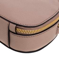 Pre Owned Prada Old Rose Saffiano Lux Leather Odette Belt Bag