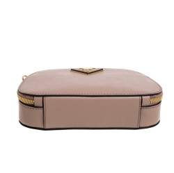 Pre Owned Prada Old Rose Saffiano Lux Leather Odette Belt Bag
