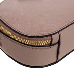 Pre Owned Prada Old Rose Saffiano Lux Leather Odette Belt Bag