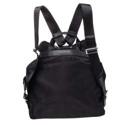 Pre Owned Prada Black Nappa Nylon Backpack