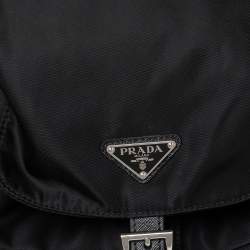Pre Owned Prada Black Nappa Nylon Backpack