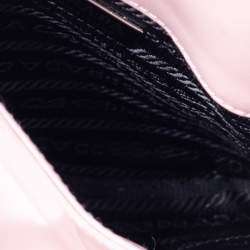 Pre Owned Prada Pink Cleo Leather Shoulder Bag