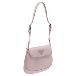 Pre Owned Prada Pink Cleo Leather Shoulder Bag