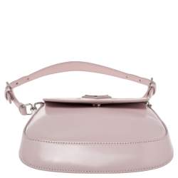 Pre Owned Prada Pink Cleo Leather Shoulder Bag