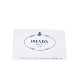 Pre Owned Prada Burgundy Velvet And Leather Flap Chain Wallet