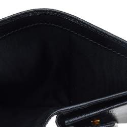 Pre Owned Prada Black Saffiano Leather Bifold Wallet