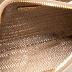 Pre Owned Prada Beige Saffiano Lux Re-Edition 2005 Shoulder Bag