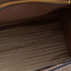 مملوكة مسبقًا Prada Beige Saffiano Leather Small Monochrome Tote