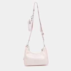 مملوكة مسبقًا Prada Pink Nylon and Saffiano Leather Re-Edition 2005 Shoulder Bag