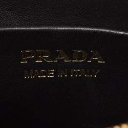 Pre Owned Prada Brown Leather Arque Hobo
