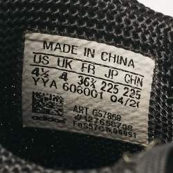 Pre Owned Prada x Adidas Black Nylon Luna Rossa Sneakers Size 36 2/3