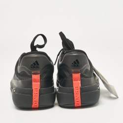 Pre Owned Prada x Adidas Black Nylon Luna Rossa Sneakers Size 36 2/3