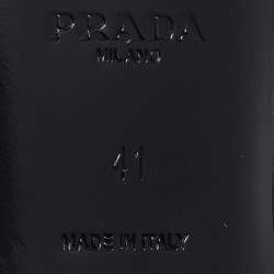 Prada Black Satin Square Toe Heel Mules Size 41