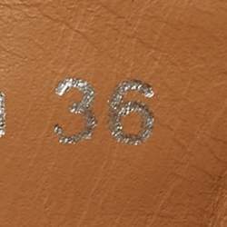 Pre Owned صندل سلايد برادا رافيا بيج مزخرف بكريستال منصة مقاس 36