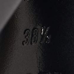 مملوكة مسبقًا Prada Size 38.5 Black Leather Ankle Strap Block Heel Sandals