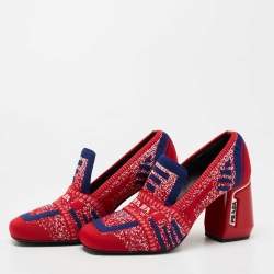 Prada knit clearance fabric loafers