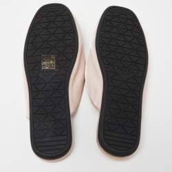  Prada Baby Pink Velvet Flat Mules Size 36