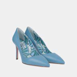 Pre Owned Prada Leather Pointed Toe Pumps 40