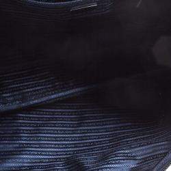 Prada Navy Blue Nylon Weekender Bag