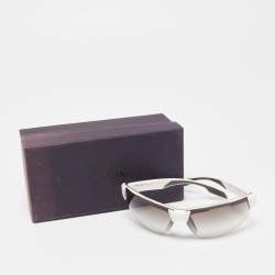 Pre Owned Prada Sport White Gradient SPS03P Shield Sunglasses