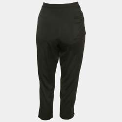 Prada Sport Black Sateen Capri Pants L