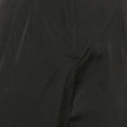Prada Sport Black Sateen Capri Pants L