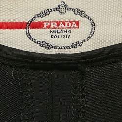 Prada Sport Black Sateen Capri Pants L