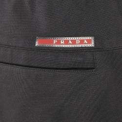 Prada Sports Grey Jersey Track Pants L