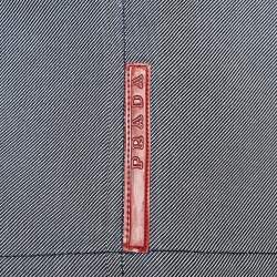 Prada Blue/White Synthetic Drill Trousers M