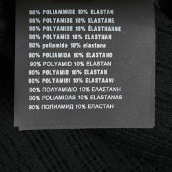 Pre Owned Prada Sport Black Textured Technical Jersey Zip-Up Top XXS/XS