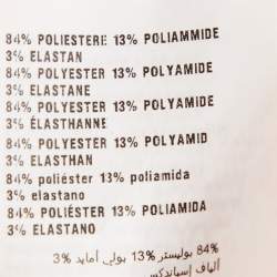 Pre Owned Prada Sport Orange Textured Technical Jersey Crop Top S