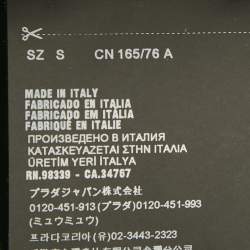 Pre Owned Prada Sports Black Logo Embroidered Technical Jersey leggings S