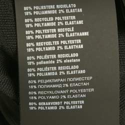 Pre Owned Prada Sports Black Logo Embroidered Technical Jersey leggings S