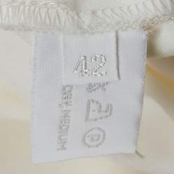 Pre Owned Prada Sport White Cotton Trousers M