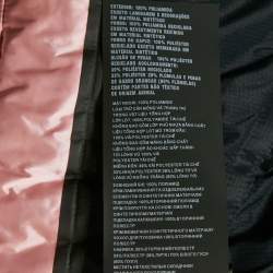 Pre Owned جاكيت برادا سبورت داون نايلون وردي صغير XS