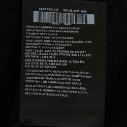 Pre Owned بلوفر برادا سبورت قماش محبوك مطاطي منسوج أسود مقاس كبير 