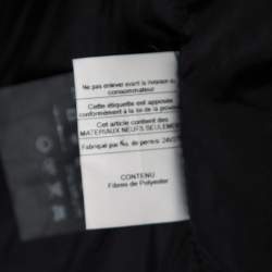 Prada Sport Grey Wool and Alpaca Button Embellished Double Breasted Coat S