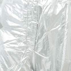 Prada Sport Silver Nylon Belted Ski Pants M