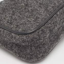 Pre Owned Prada Sport Grey Wool Shoulder Bag
